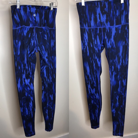 lululemon athletica Pants - Lululemon Wunder Under Blue Leggings